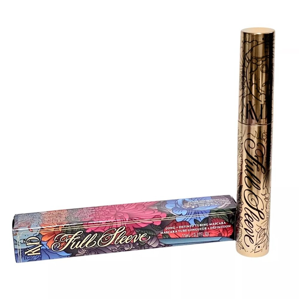KAT VON D 10 KVD Full Sleeve Long+Defined Tubing Ink Black Mascara Full Size NEW